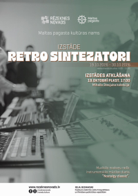 Retro sintezatoru izstāde