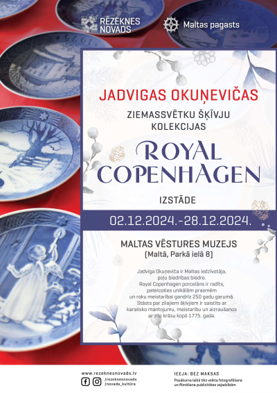 Jadvigas Okuņevičas porcelāna trauku izstāde