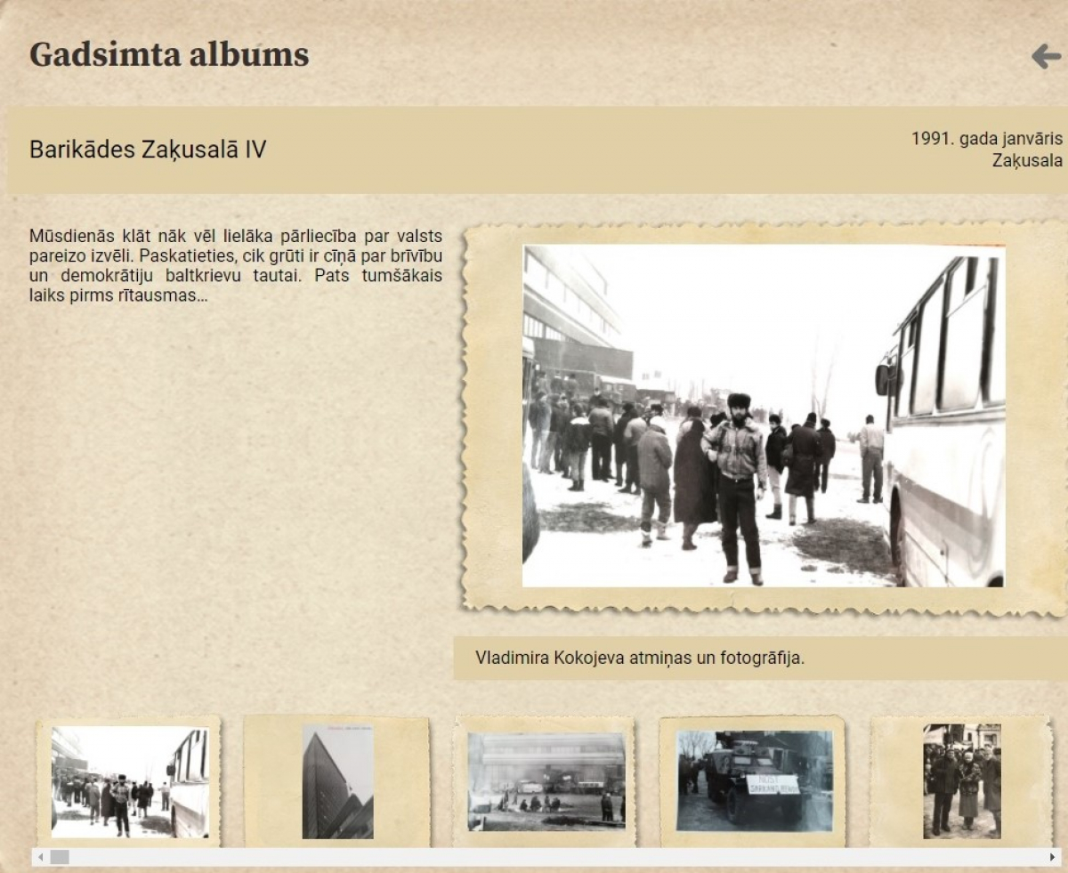 Projektā “Gadsimta albums” iekļautas Vladimira Kokojeva atmiņas