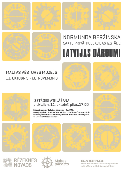 Normunda Beržinska saktu privātkolekcijas izstāde "Latvijas dārgumi"