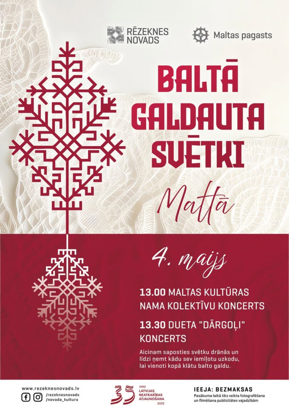 Baltā galdauta svētki Maltas KN