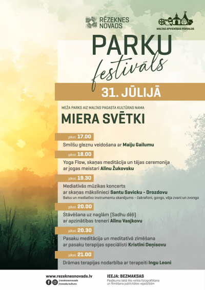 31.07 aicinām uz Miera svētkiem!