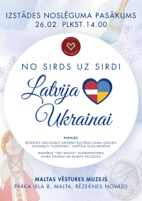 Izstādes noslēguma pasākums Maltas vēstures muzejā: "No sirds uz sirdi - Latvija Ukrainai"
