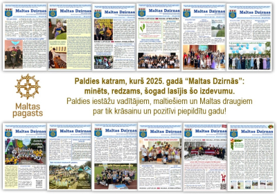 Informatīvā izdevuma "Maltas Dzirnas" decembra numurs