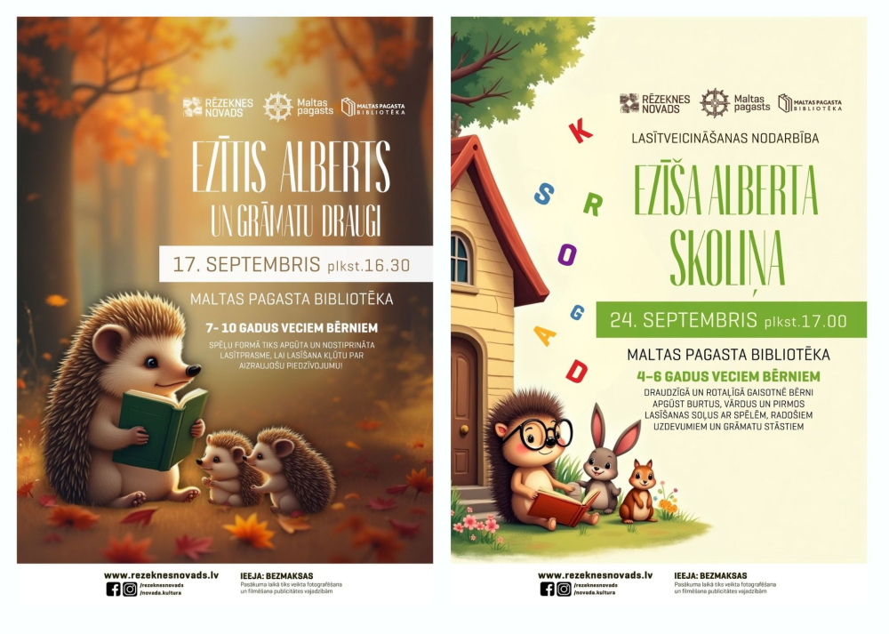 Septembra pasākumi Maltas bibliotēkā