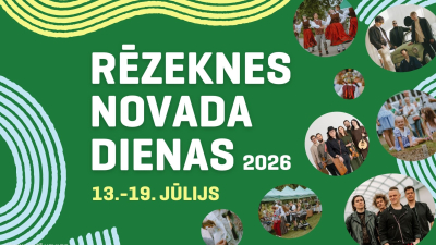 Rēzeknes novada dienas 2026 aicina iepazīt "Ceļus stāstos" – svētku programmā arī Nakts turnīrs Maltā.