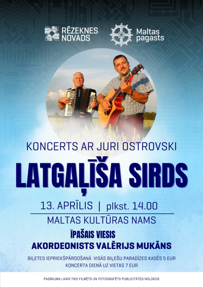 Jura Ostrovska koncerts "Latgalieša sirds"